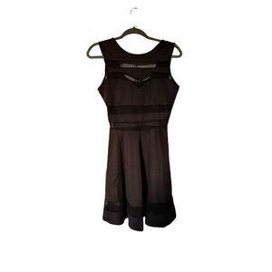 NWT Zeagoo Women’s Black Party Dress with Mesh Accents